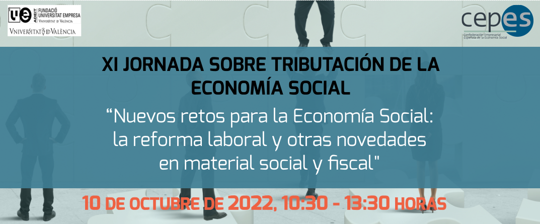 XI Jornada híbrida sobre Tributación de la Economía Social